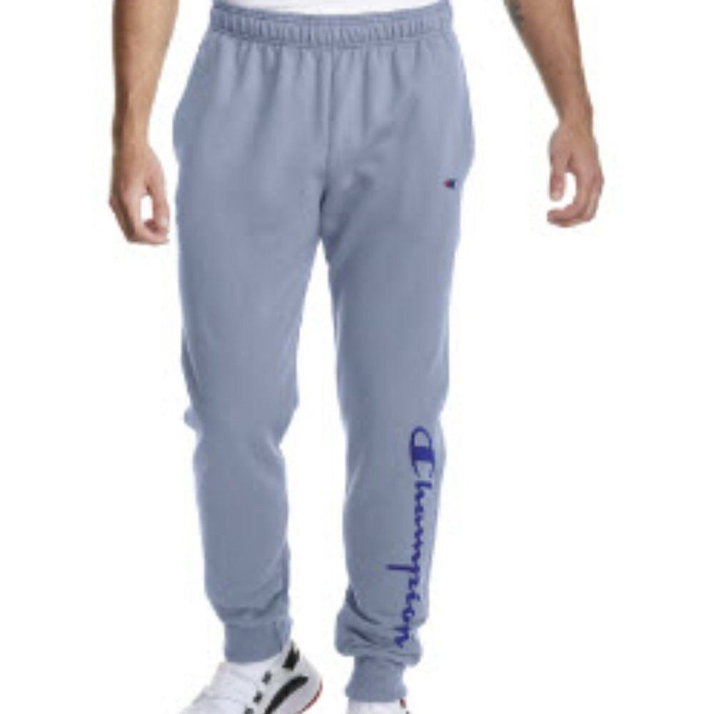 Champion Powerblend Graphic Logo Fleece Joggers  - Size: Small - New with Tag